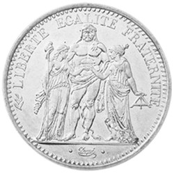 10 Franc Argent Hercule 1973