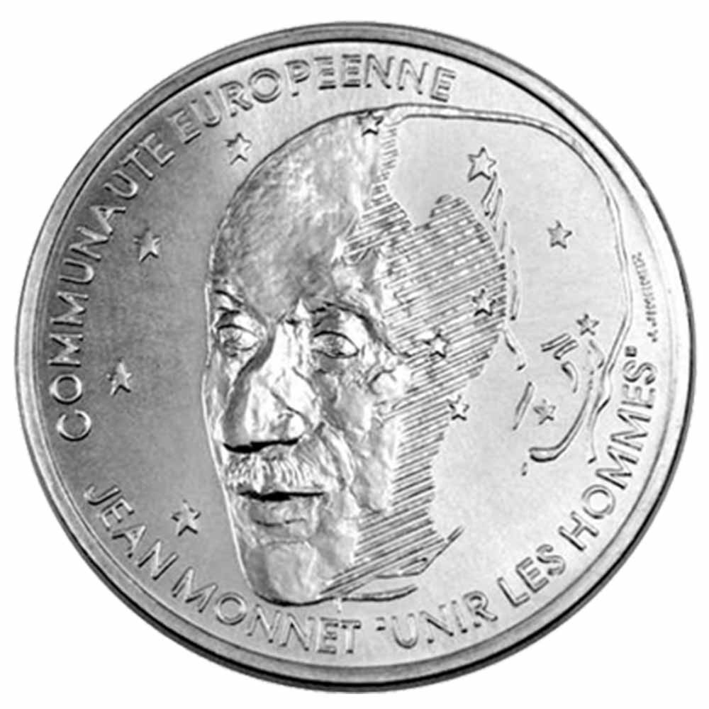 100 Francs Argent Jean Monnet - France 1992