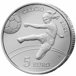 5 Euro Argent Saint-Marin BE 2021 - Football