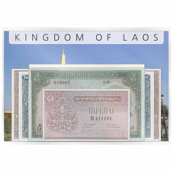 Lot 7 billets Laos 1962-1963