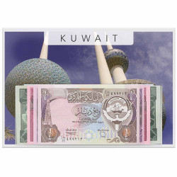 Lot 6 billets Koweit 1980-1991