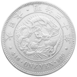 1 yen Argent Japon 1886-1912 - Dragon