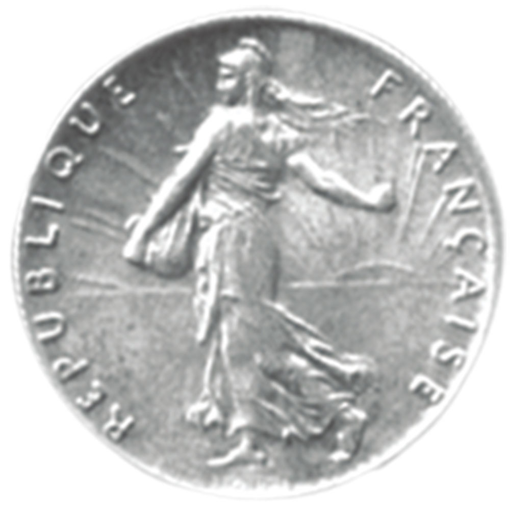 1916 - 50 Centimes Argent - type semeuse 3e République