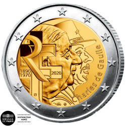 2 Euro France BU 2020 - Charles de Gaulle
