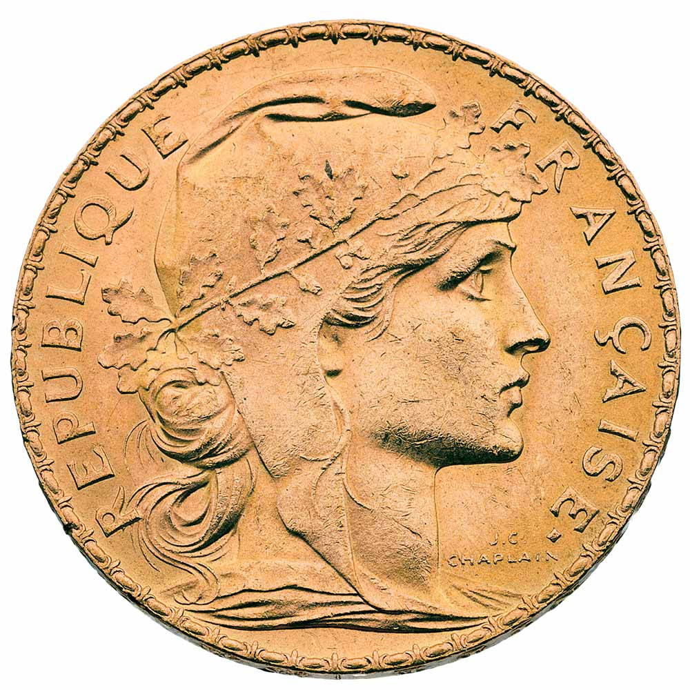 20 Francs Or Marianne 1899-1914 - IIIe République