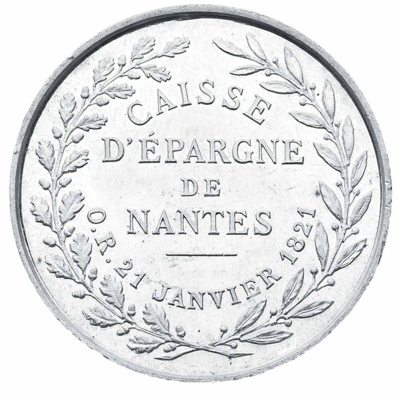 Jeton En Argent - Caisse D'Épargne Et De Prévoyance De Lyon - Objet De Collection