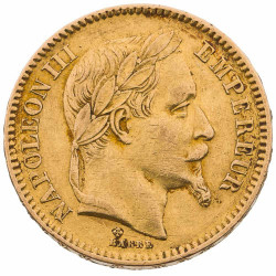 20 FRANCS OR - NAPOLEON III...