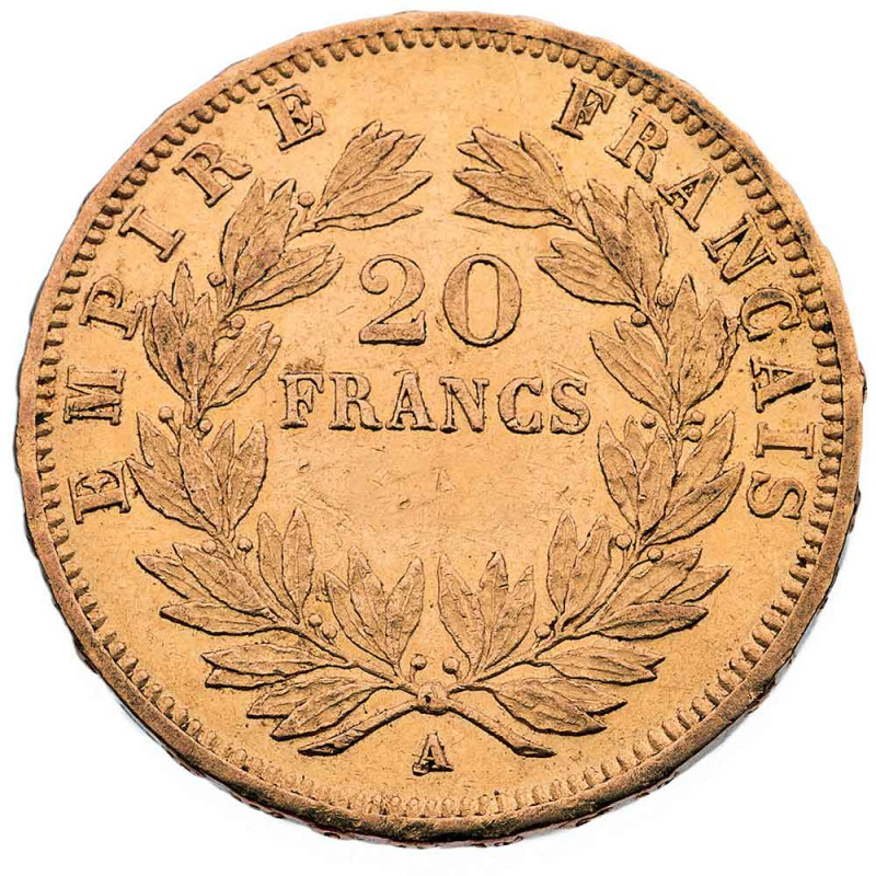 20 Francs Or – Napoléon III - Tête nue 1857A - Trésor du Patrimoine