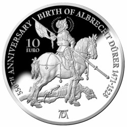10 Euro Argent Malte BE 2021 - 550 ans de la naissance d’Albrecht Duerer