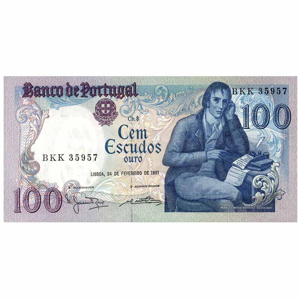 Billet 100 Escudos Portugal 1981