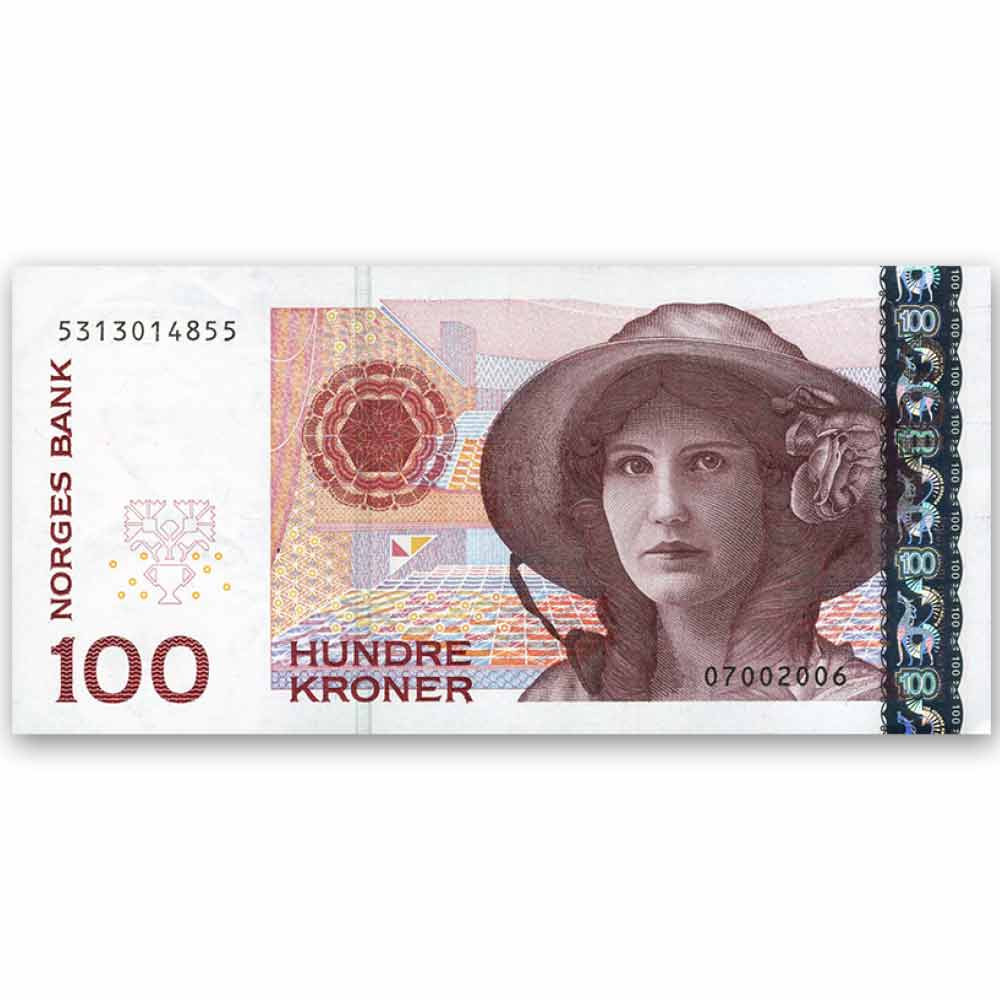 Billet 100 Couronnes Norvège 2006