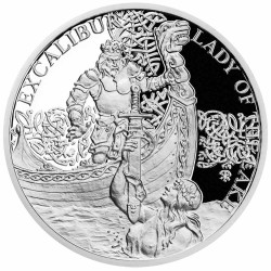 1 Dollar Argent Niue BE 2021 - Excalibur