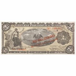 Billet 1 Peso Mexique 1914