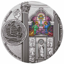 8 Dollars Argent Macao 2021 - Église Saint-Laurent de Macao Patrimoine mondial de l'UNESCO