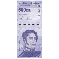 500 000 Bolivares Venezuela...