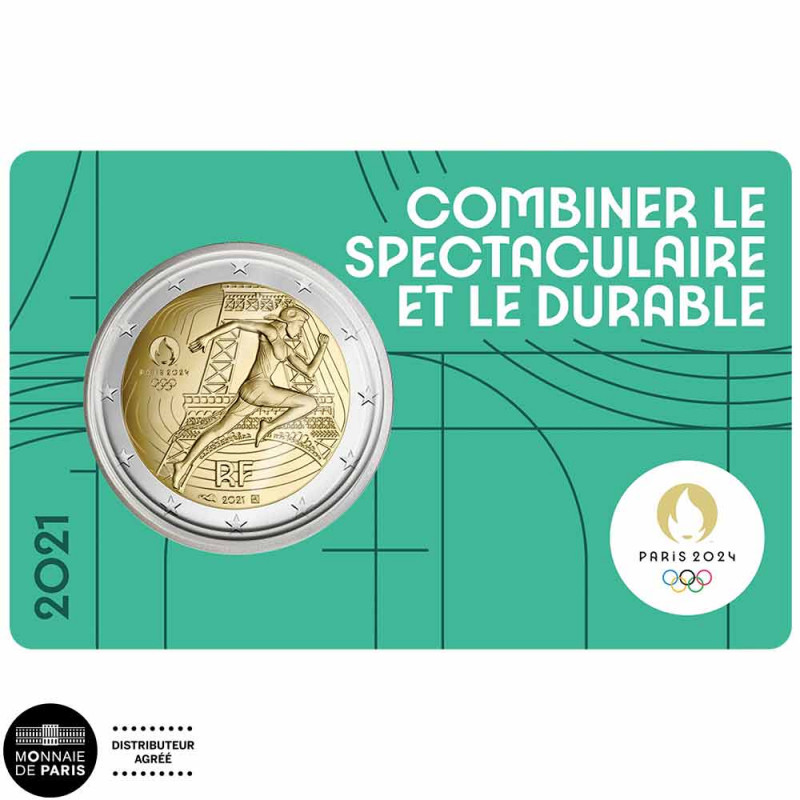 Lot 5 x 2 Euro France BU 2021 - Trésor du Patrimoine