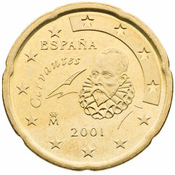 2001 - ESPAGNE - 20 CENT