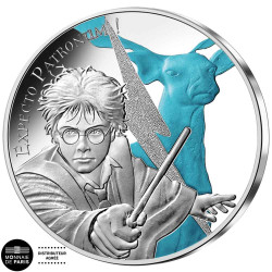50 Euro Argent France 2021 colorisée - Harry Potter - Expecto patronum