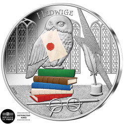 50 Euro Argent France 2021 colorisée - Harry Potter - Hedwige