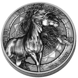 1 Dollar Argent USA BU 2021 - Cheval de guerre