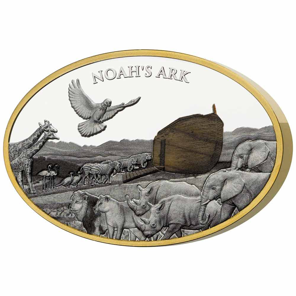 10 Dollars Argent Salomon BE 2021 - Arche de Noé