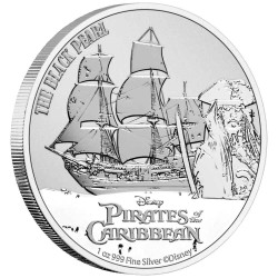 2 Dollars Argent Niue BU 2021 - ”Black Pearl“
