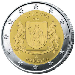 2 Euro Lituanie 2021 -...