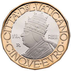 5 Euro Vatican BE 2021 -...