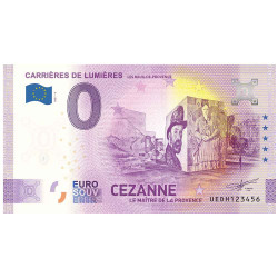 Billet Souvenir 0 Euro - Carrières de lumière : Cézanne