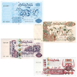 4 Billets Algérie 1992-1998