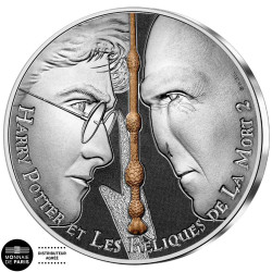 10 Euro Argent France 2021 colorisée - Harry Potter - Les reliques de la mort II