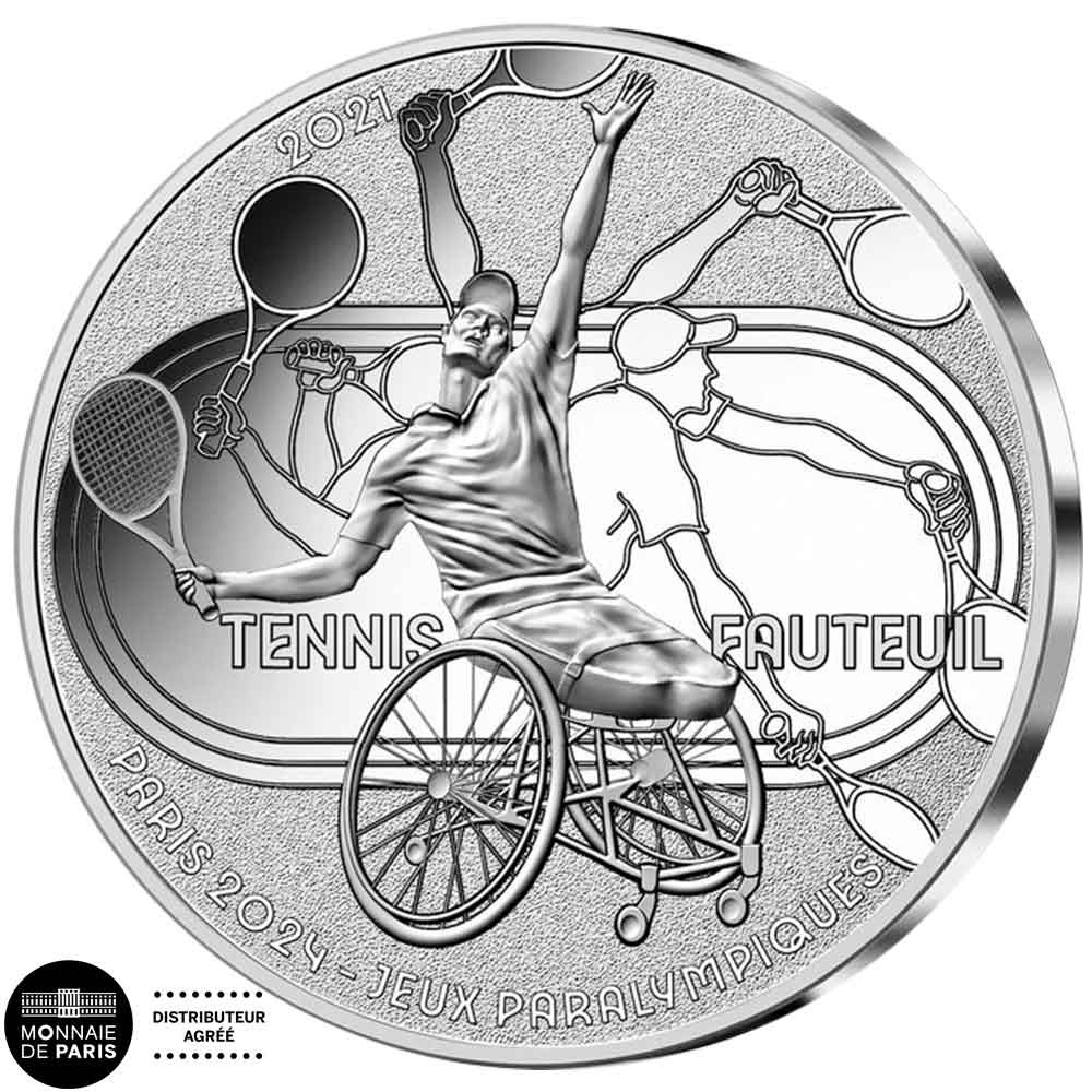 10 Euro Argent France BE 2021 - Tennis fauteuil