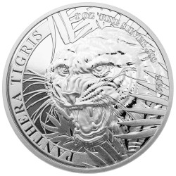 500 Kip Argent Laos BU 2021 - Tigre