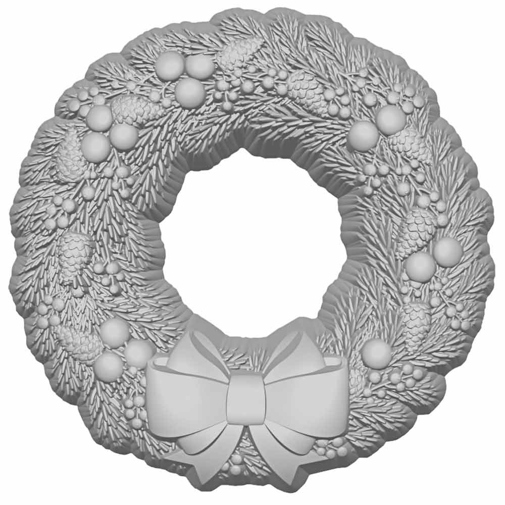 2 Dollars Argent Fidji 2021 Ultra Haut-relief - Couronne de Noël