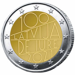 2 Euro Lettonie 2021 -...