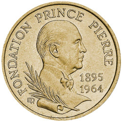 10 Francs Monaco 1989 - Fondation Prince Pierre