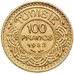 100 Francs Or Tunisie...