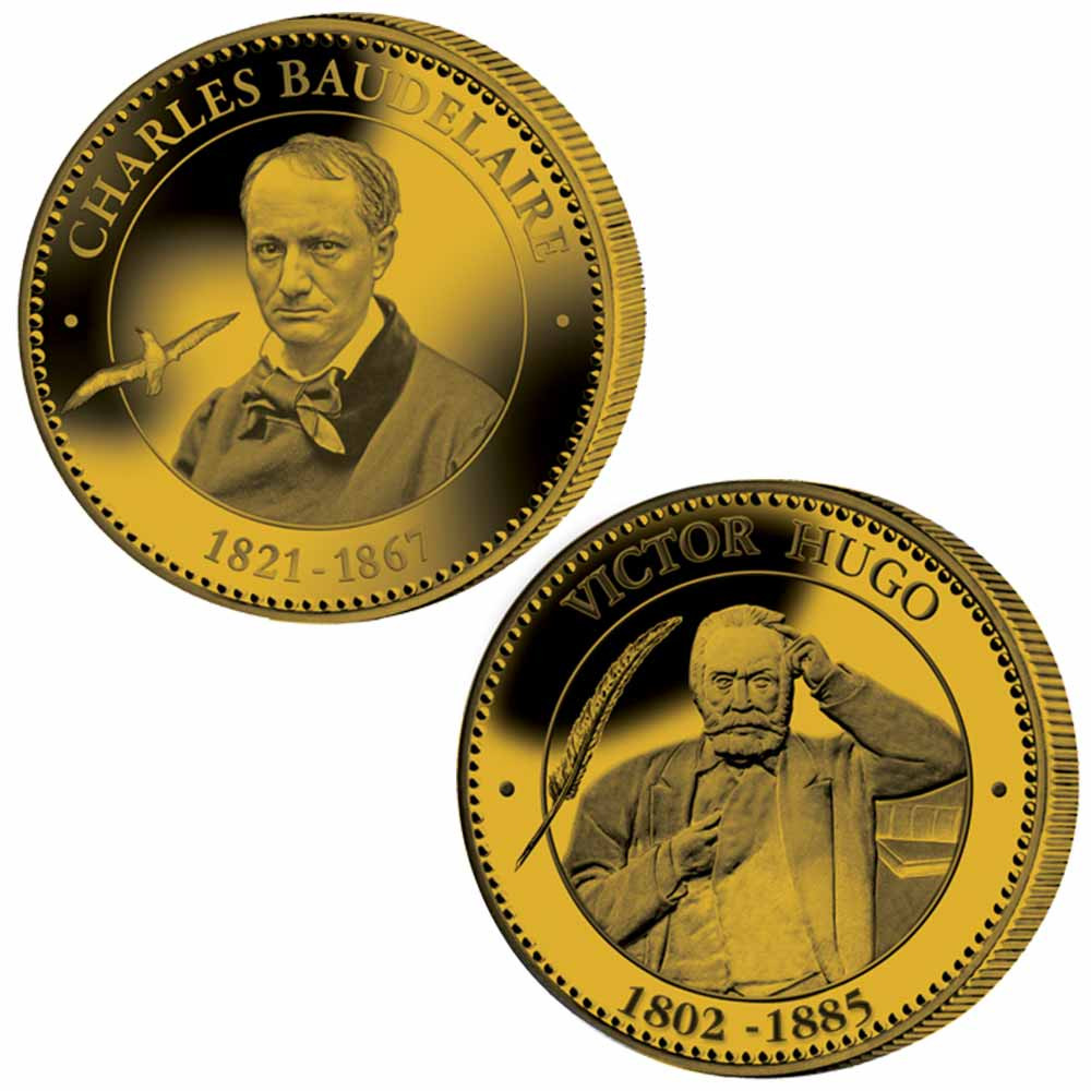 Coffret Écrivains - Victor Hugo et Charles Baudelaire
