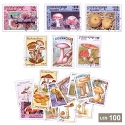 100 timbres champignons