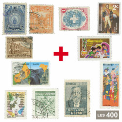 Lot de 400 timbres Amérique...