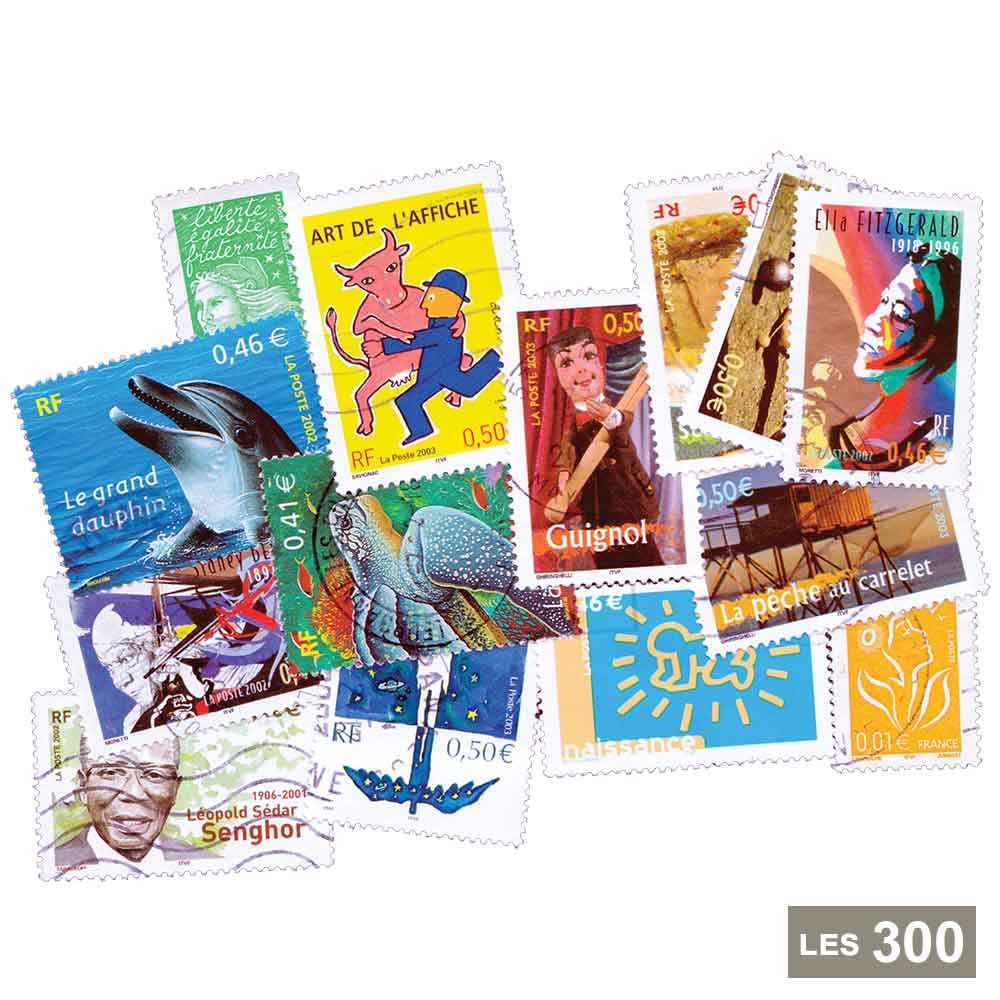 300 timbres de l'Union Européenne en euro
