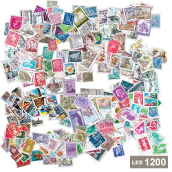 Lot de 1200 timbres 20 ans...
