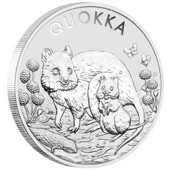 1 Dollar Argent Australie 2021 - Quokka