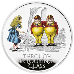 2 Livres Argent Royaume-Uni BE 2021 - Alice de l’autre côté du Miroir