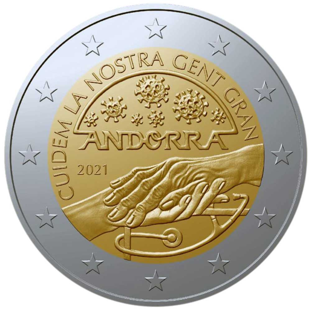 2 Euro Andorre BU 2021 - Prenons soin de nos aînés