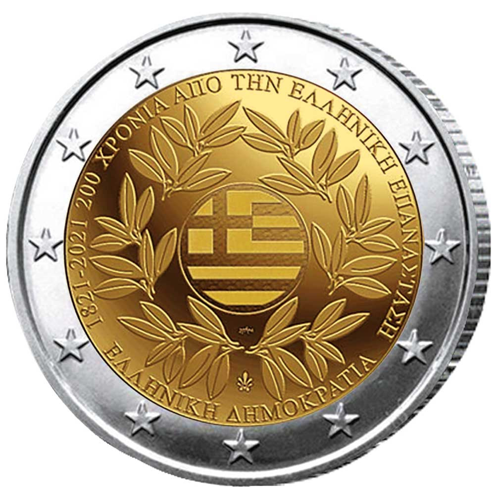 2 Euro Grèce BU 2021 - Révolution grecque