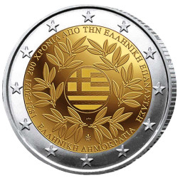 2 Euro Grèce BE 2021 - Révolution grecque
