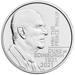 5 Livres Royaume-Uni BU 2021 - Prince Philip - In memoriam 1921-2021