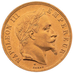 50 Francs Or Napoléon III -...