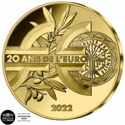 5 Euro Or France BE 2022 -...